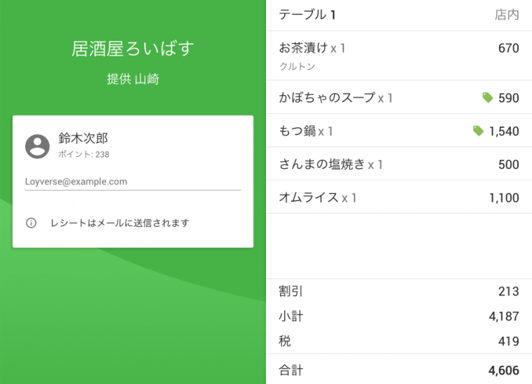 チケットにお客様を登録すると