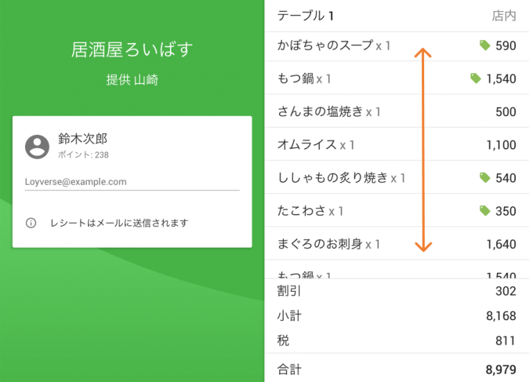 チケットにお客様を登録すると