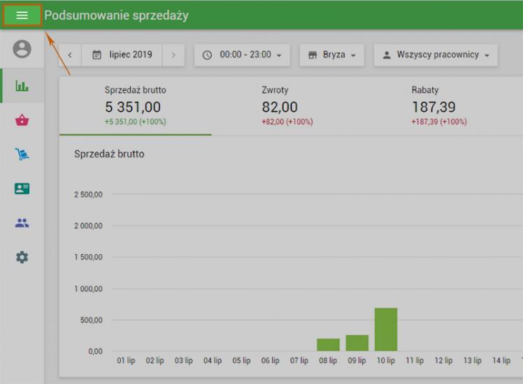 menu Panelu Administracyjnego