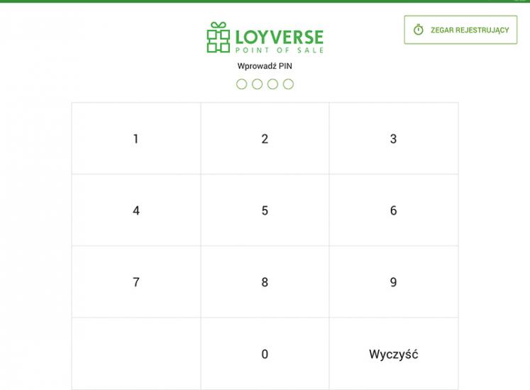 klawiatura do wprowadzania kodu Pin
