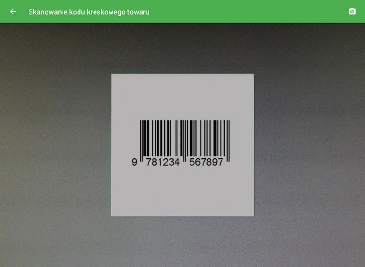 Ekran z aparatem zostanie aktywowany