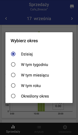 Jeśli chcesz analizować dłuższy okres, wybierz datę i zaznacz tydzień, miesiąc lub nawet cały rok.
