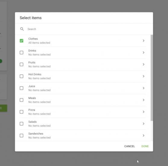 choosing items not subject to tax