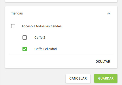 tiendas para al empleado