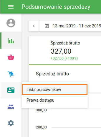 „Listy pracowników” w sekcji „Pracownicy”