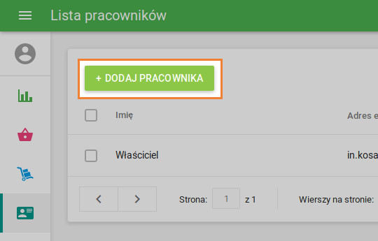 Dodaj pracownika