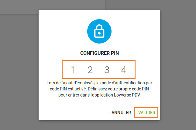 votre code PIN
