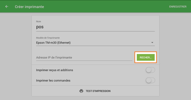 rechercher automatiquement l’adresse IP
