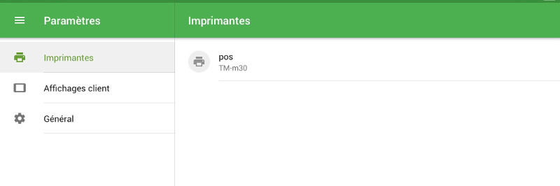 Vous pouvez maintenant voir votre imprimante dans la liste.