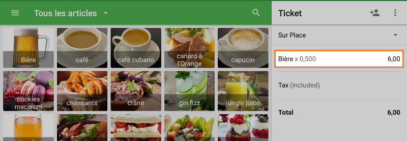 article sera ajouté au billet