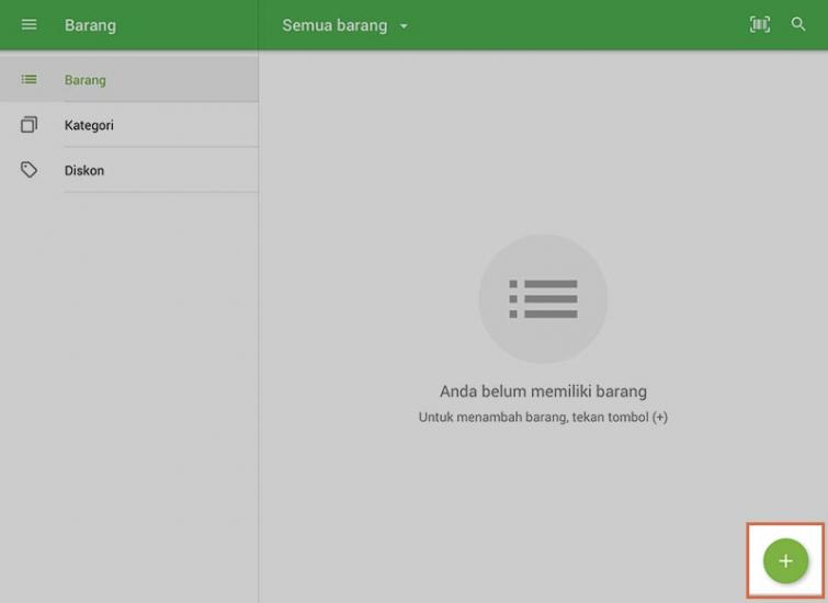 tekan tombol ⊕ (Tambahkan) di sudut kanan bawah