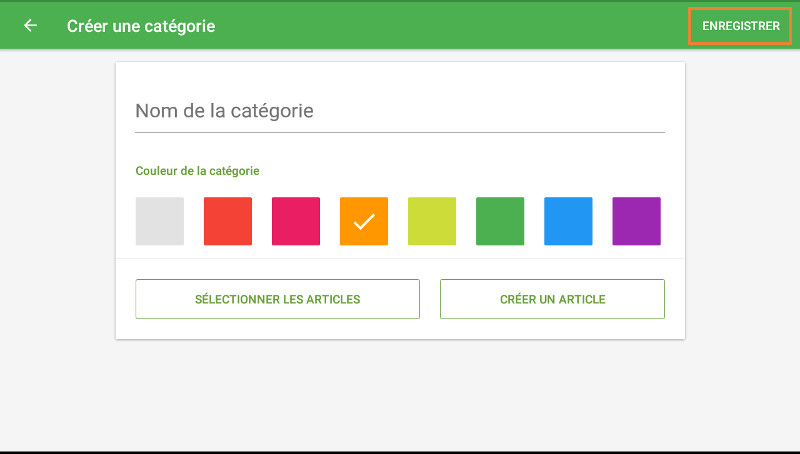 create category form