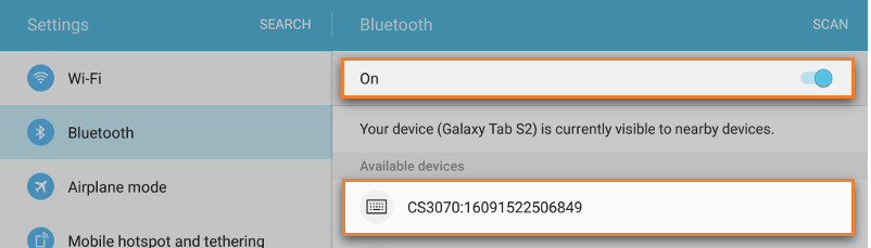 على جهازك المحمول، قم بتشغيل