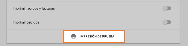 Imprimiendo una página de prueba
