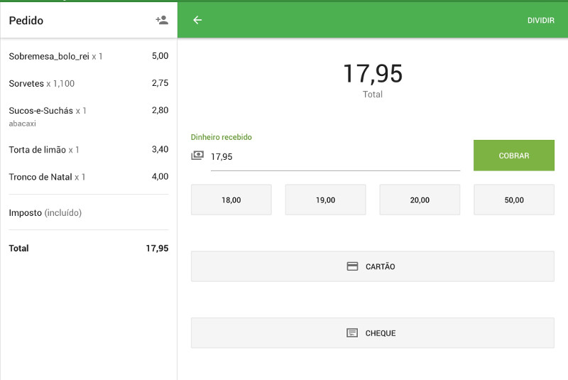 aplicaçāo Loyverse POS