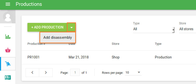 Ajouter un désassemblage