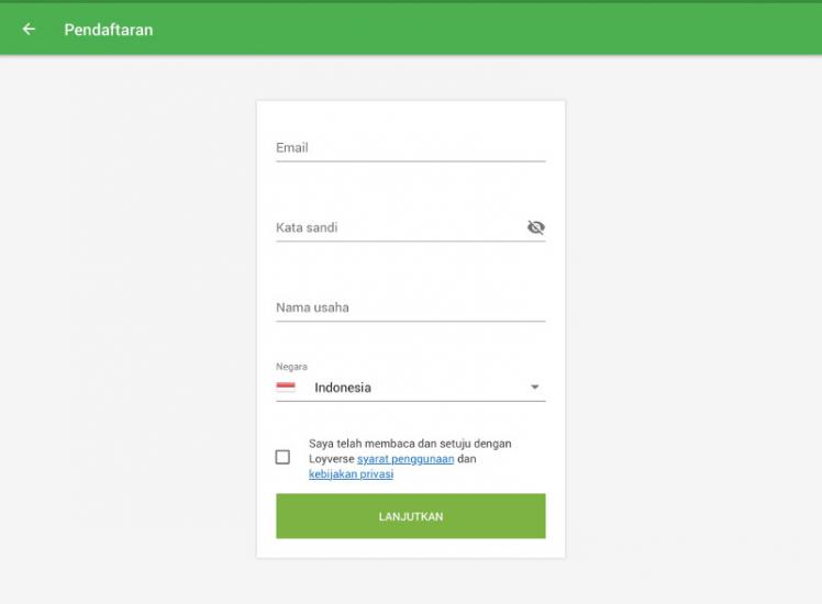Buat akun Anda dengan mengisi formulir pendaftaran yang sederhana.