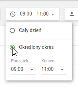 Określony okres