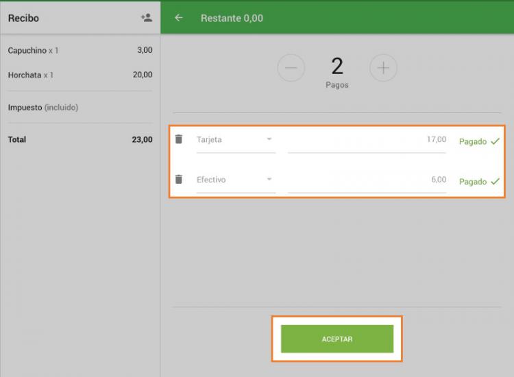 Una vez haya terminado pulse en “Realizado”