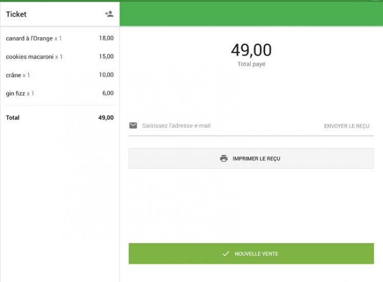 séparés pour chaque paiement