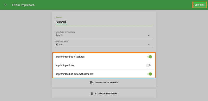 la configuración adecuada para el uso de su impresora