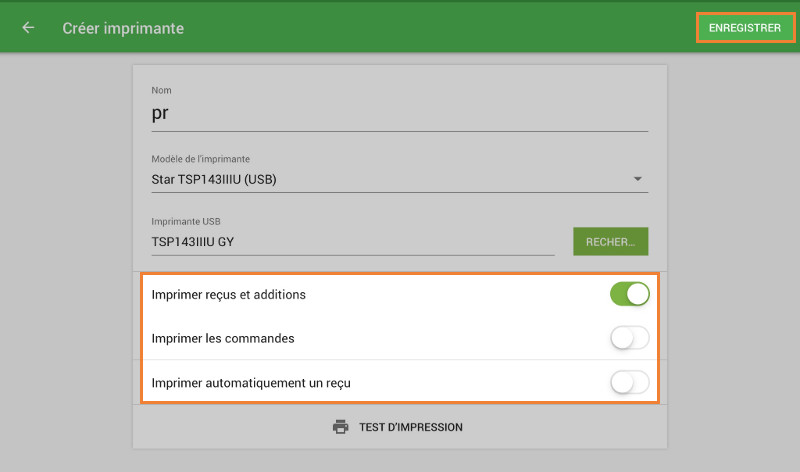 Choisissez les paramètres de votre imprimante en fonction de l'utilisation que vous souhaitez en faire