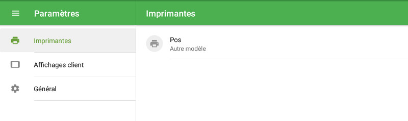 votre imprimante dans la liste