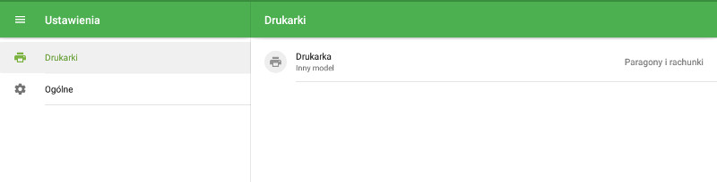 drukarka na liście