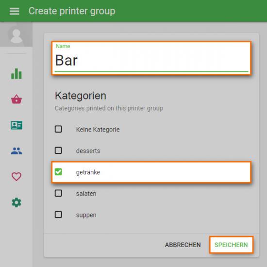 Druckergruppen und weisen ihnen Kategorien zu
