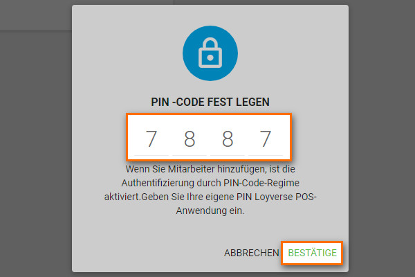 Ihren PIN-Code festzulegen