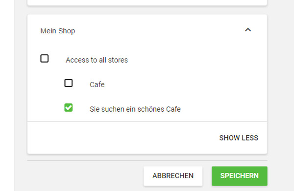 Ihre Mitarbeiter zu bestimmte Filiale zuweisen