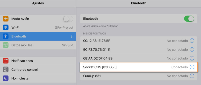 confirmando así la conexión