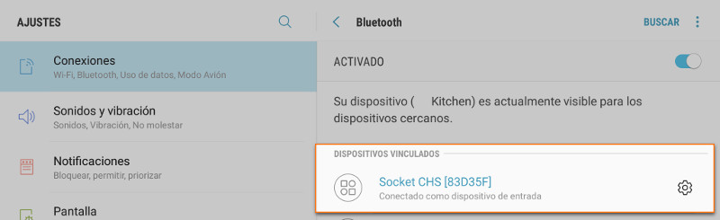 confirmando así la conexión