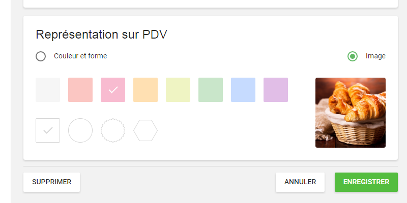 ‘Representation on POS’ section