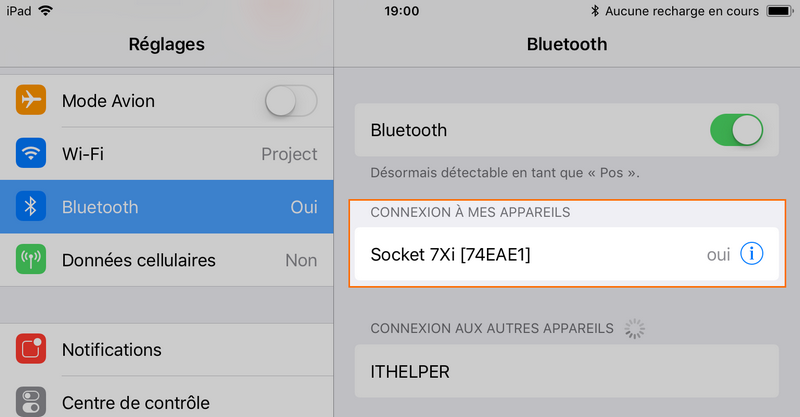 status changed to “Connected” or “Paired”