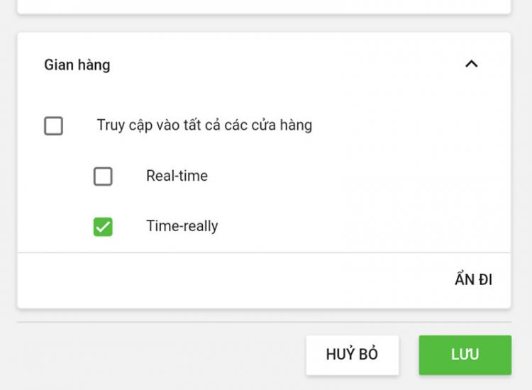 Sau đó, một cửa sổ bổ sung sẽ trượt
