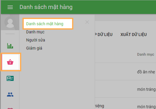 Đi tới danh sách mục