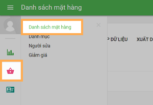 Trình đơn danh mục