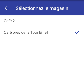  la liste de tous vos commerces