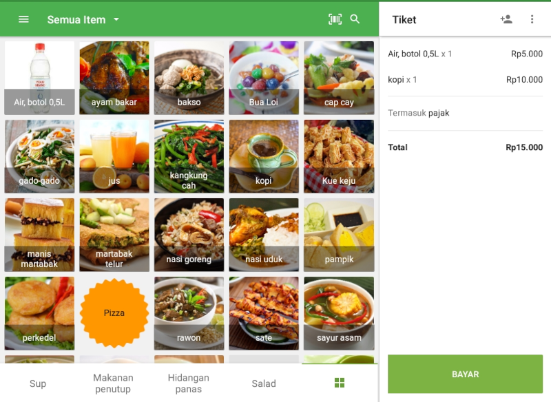 melihat simbol atau nama mata uang di POS