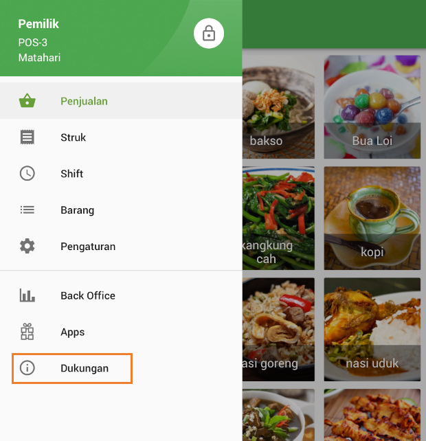 bagian Dukungan