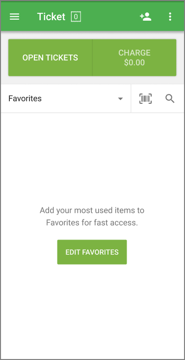 Edit favorites’ button
