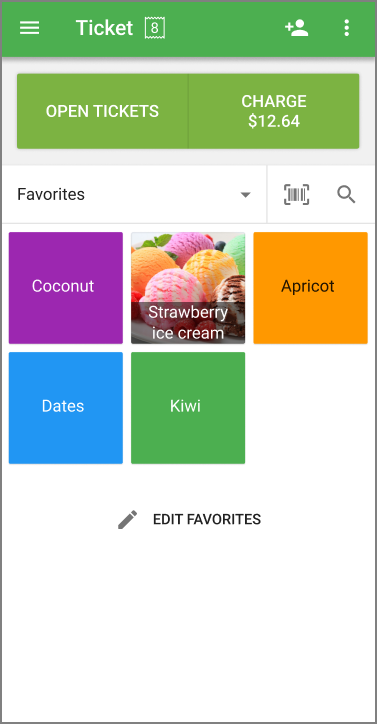 favorites while selling
