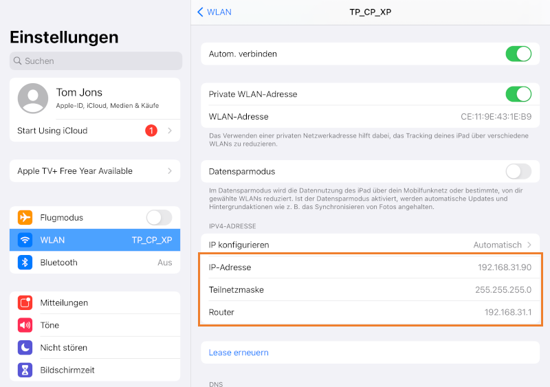 IP-Adresse, Subnetzmaske und Router