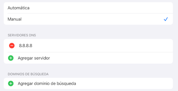 el valor del servidor DNS
