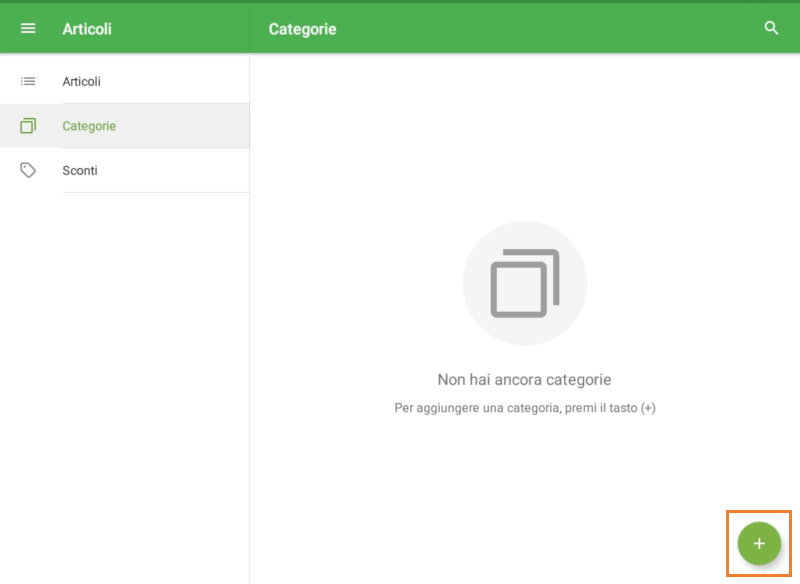 Aggiungere Categorie