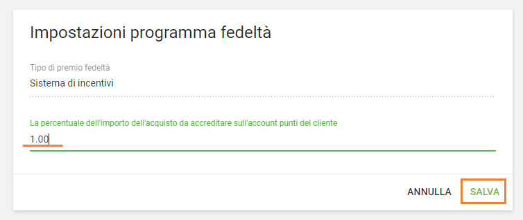 Un programma di base offre 1 punto per 1% dell'importo speso, ma naturalmente si dovrebbe specificare in base alla vostra situazione unica.