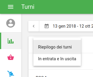 È possibile esportare un report di riepilogo turni di base o un report di entrata e uscita per visualizzare la cronologia della gestione del contante.