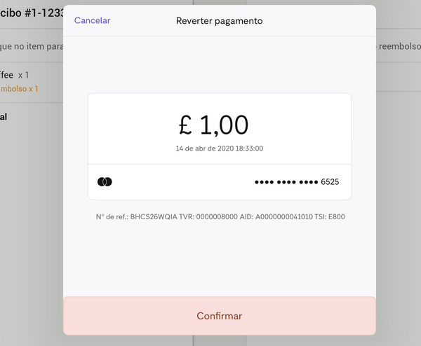 clique em 'Confirmar'