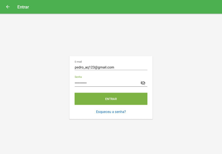 iniciar sessão em Loyverse POS